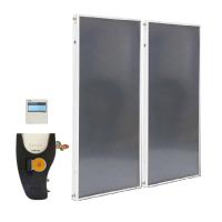 Подогрев бассейна 12 м3 с плоским солнечным коллектором SILA JFC-2/2